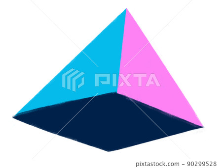 Neon pink futuristic pyramid banner text box geometric perspective 3D style hand draw illustration Neon pink futuristic pyramid banner text box geometric perspective 3D style hand draw illustration 90299528