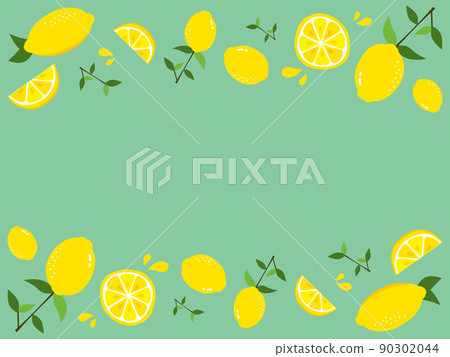 各種檸檬綠的插圖背景 90302044