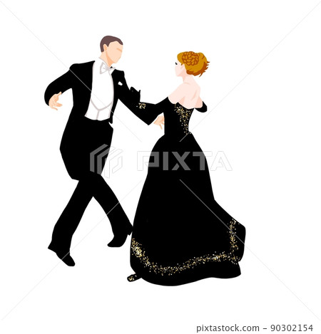 The beginning of the dance pair 90302154