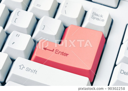 Keyboard with red Enter key Keyboard with red Enter key 90302258