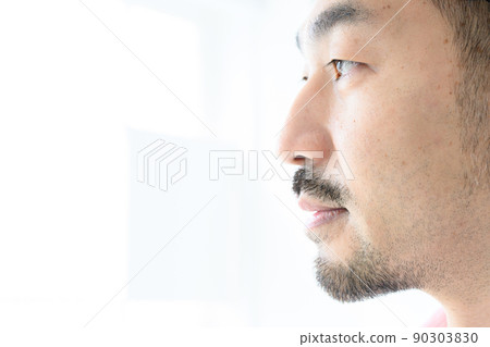 Beard up profile 90303830