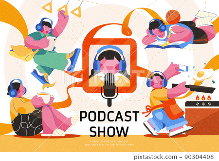 Podcast show illustration 90304408
