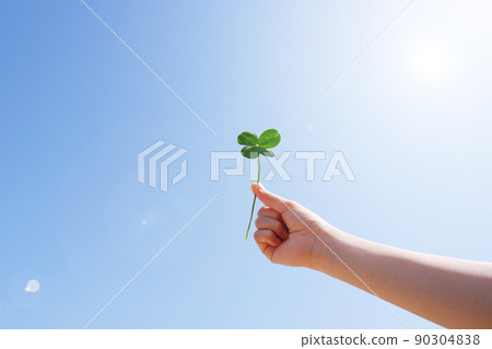 藍天下的四葉草 90304838