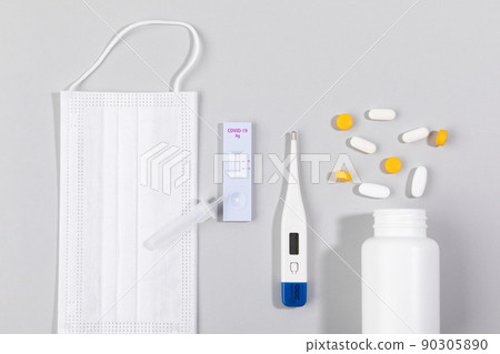 covid testing kit by suspected covid patient covid testing kit by suspected covid patient 90305890