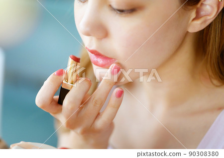 lipstick, makeup, female 90308380