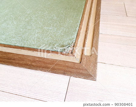 Stock photo: Tatami and helicopter / claws that have deteriorated over time Kijitora Neko Mocha Series 90308401