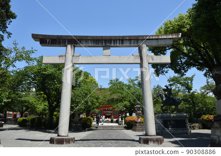 Mt. Fuji main shrine Asama Shrine Torii Torii 90308886
