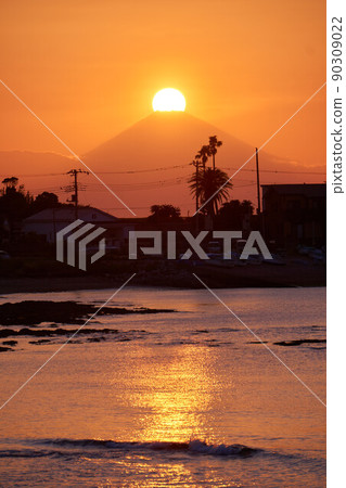 Diamond Fuji Banda Beach Tateyama City Diamond Fuji Banda Beach Tateyama City 90309022