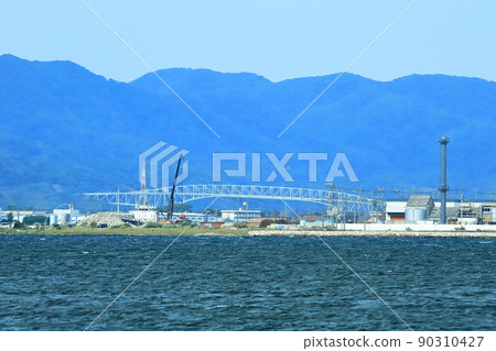 Sakai Suido Bridge in fine weather Sakai Suido Bridge in fine weather 90310427