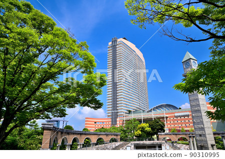 福岡市都市景觀福岡海鷹希爾頓酒店 90310995