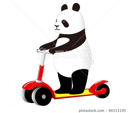 Panda-chan on the red kickboard 10 Panda-chan on the red kickboard 10 90313195