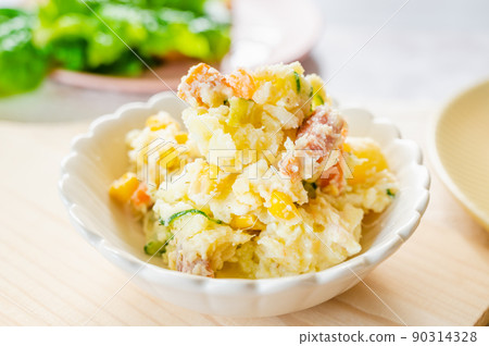 Handmade potato salad Handmade potato salad 90314328
