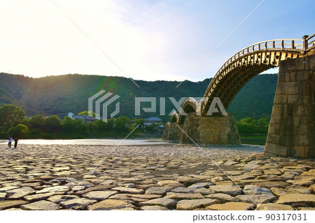 黃昏山口的錦帶橋 黃昏山口的錦帶橋 90317031