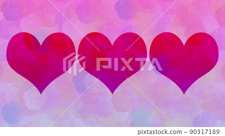 情人節心粉紅色紫色藍色藍色紫色背景虛擬空間 4k 背面圖像 90317189