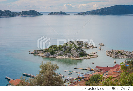 Travel and tourist attractions at Kekova island, Turkey. Travel and tourist attractions at Kekova island, Turkey. 90317667