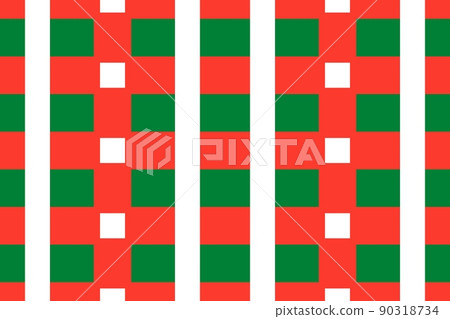Geometric pattern in the colors of the national flag of Madagascar. The colors of Madagascar. 90318734