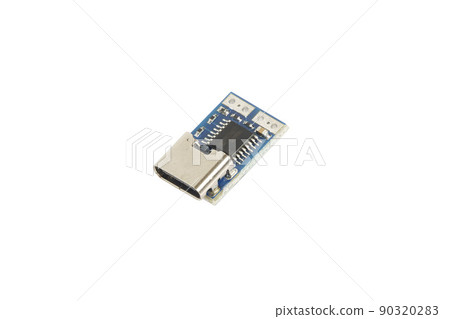 USB-C PD trigger module isolated on white background 90320283