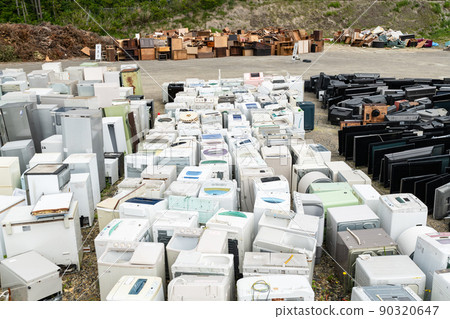 Earthquake waste storage area Home appliances Refrigerator TV 90320647