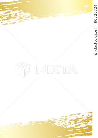 Brush frame vertical gold 90320724