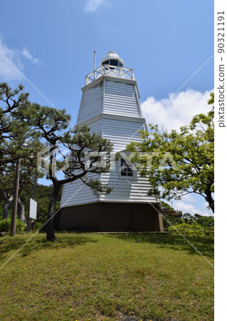 日和山公園的木製六角燈塔 90321191