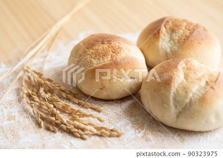 Rice flour bread gluten-free image material 90323975