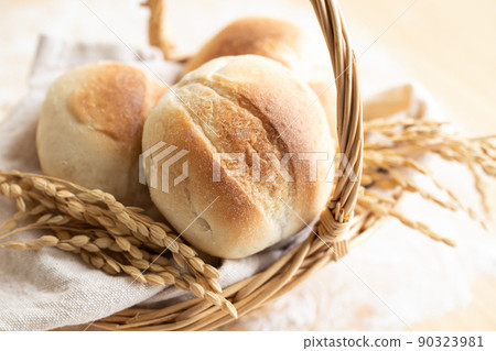 Rice flour bread gluten-free image material Rice flour bread gluten-free image material 90323981