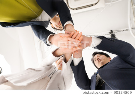 Business teamwork hands Business teamwork hands 90324869