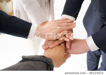 業務團隊合作手 90324872