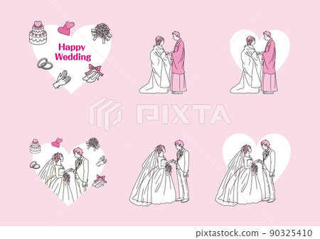 婚禮 image_set_with 背景 color_magenta 90325410