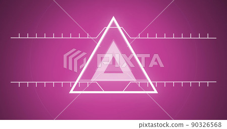 Digital triangles - Stock Illustration [90326568] - PIXTA