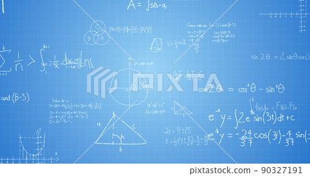 Math formulas on blackboard Math formulas on blackboard 90327191