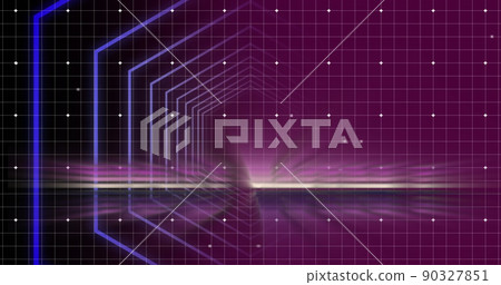 Start text and futuristic background 90327851