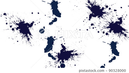 Image of navy strokes on white background Image of navy strokes on white background 90328000