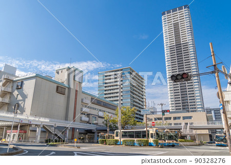 Scenery in front of the station Senri Chuo Station 90328276