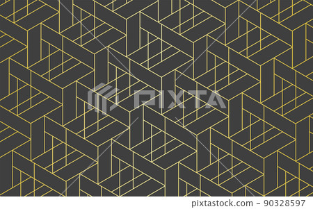 Geometry abstract gold black triangle background Geometry abstract gold black triangle background 90328597