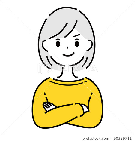 Doyaru Doya Face Female - Stock Illustration [90329711] - PIXTA