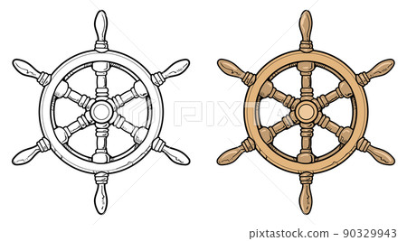 Galley rudder wheel 90329943