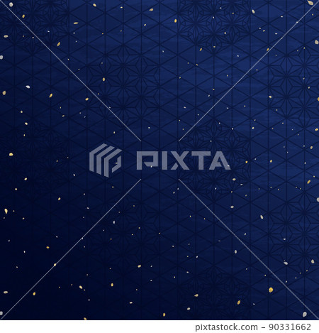 Japanese-style vector material with hemp leaf pattern arranged Japanese-style vector material with hemp leaf pattern arranged 90331662