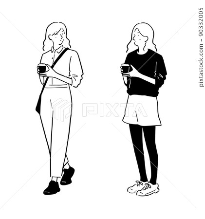 一個女人用咖啡 一個女人用咖啡 90332005