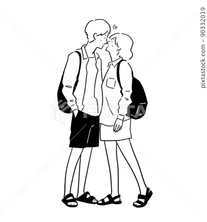 Kissing person 90332019