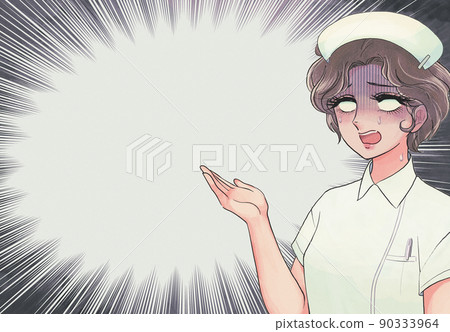 昭和少女漫畫風,震撼白眼護士搶眼 昭和少女漫畫風,震撼白眼護士搶眼 90333964