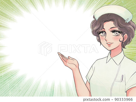 Showa girl cartoon style, refreshing nurse recruitment banner Showa girl cartoon style, refreshing nurse recruitment banner 90333966