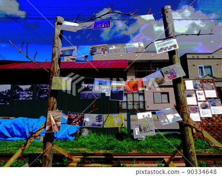 A wonderful collaboration between the old Temiya line of Otaru summer and the art sky A wonderful collaboration between the old Temiya line of Otaru summer and the art sky 90334648