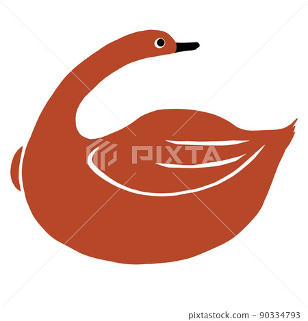 Bird looking back 90334793