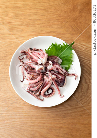 Squid Geso wood grain background 90336173