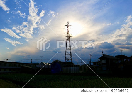 Tower and transmission line Tower and transmission line 90336622