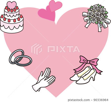 Wedding image_color_hearts and accessories Wedding image_color_hearts and accessories 90336964