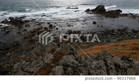 Shimokita Peninsula Shiriyazaki Beachline Rocky coastline 90337066