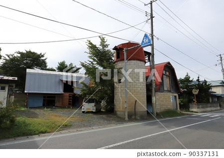 Scenery with a ranch in Kunohe, Iwate Scenery with a ranch in Kunohe, Iwate 90337131