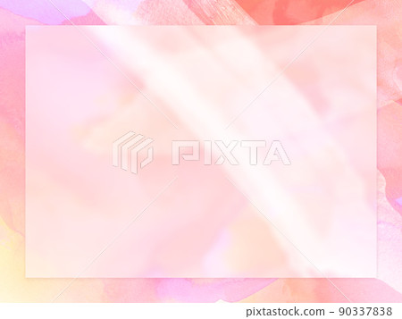 Pink abstract frame material 90337838